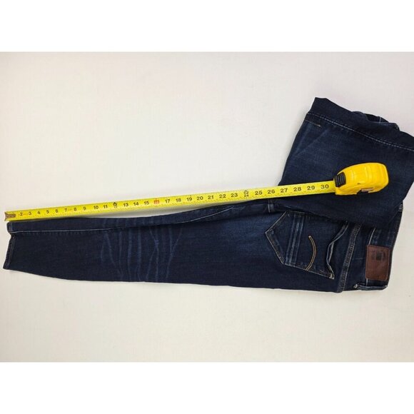 G Star Raw Size 27X26 Womens ARC 3D Skinny Blue Denim 5 Pocket Logo Tag Jeans - Picture 10 of 14